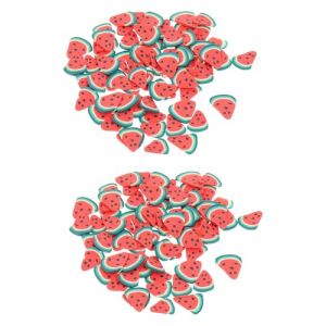 UKCOCO Patch de Manucure DIY 3 Angles Past&egrave;que 10 G par Sachet &ndash; Patch &agrave; Ongles Motif Fruits pour D&eacute;coration Ongles et Ornement Coque T&eacute;l&eacute;phone, Accessoires Nail Art Faits Main, Lot 5 (Fruitscher, neuf)