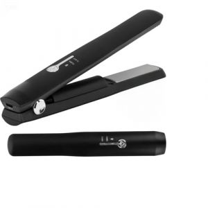 Lisseur sans fil - Mini lisseur - Lisseur portable - Rechargeable - Chauffe rapide - Noir (Airbaggy, neuf)