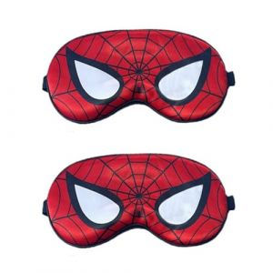 VIDSTW 2 Pièces Soie de Mûrier Masque de Nuit Enfant, Masque Sommeil Conception de Dessin Animé, Cache Yeux Confortable et Respirant, pour Soulager la Fatigue Oculaire Améliorer la Qualité du Sommeil (BAIYIKEJI, neuf)