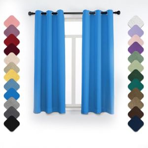 Yoosing Rideau Occultant Lot de 1 &agrave; Oeillets, Rideau Thermique, 200x260cm (LxH) Rideau Douche, Rideau Opaque, Rideau Isolant Phonique, Rideau Enfant, pour Chambre Salon Balcon Bleu (Xiangchengshiyansuoshangmaoyouxiangongsi, neuf)