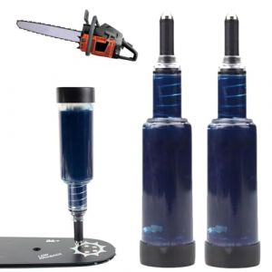 Lot de 2 pistolets &agrave; graisse pour tiges de tron&ccedil;onneuse, mini pistolet &agrave; graisse portable pour tron&ccedil;onneuse, pignon, guide-nez, pointe de nez, huileur manuel pour barre de guidage, lubrifiant pour (caiHongDianZi, neuf)