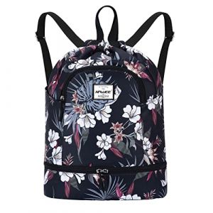 HAWEE &Eacute;tanche Sac &agrave; Dos &agrave; Cordon Grand Sacs de Sport &agrave; Cordon de Serrage Sac &agrave; Dos Unisexe pour Femme Hommes Voyage Vie Quotidienne Plein Air Yoga Natation Plage, L, Ananas #6 (HAWEEDEAL, neuf)