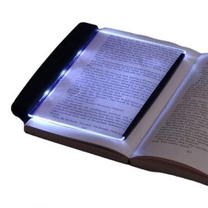 Lampe De Lecture De Livre, Lampe De Lecture Plate, Lampe De Lecture &Agrave; Led Lumineuse, Lampe De Lecture Pour Tablette De Protection Des Yeux &Agrave; La Maison, Adapt&eacute;e &Agrave; La Lecture Au Lit La Nuit (Black) (KeyoGos, neuf)