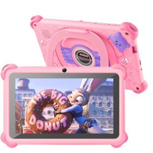 Tablette Enfants 7 Pouces Android Tablette avec GMS Certified 2 GB RAM 32GB ROM WiFi Tablette Educative pour Enfant Applications Pré-Installé Contrôle Parental Tactile Tablette avec Kid-Proof Étui (zcobro, neuf)