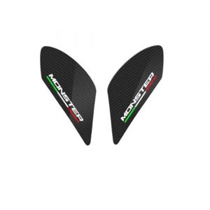SQNYDH Autocollant De Protection De Réservoir Latéral De Moto pour Ducati Monster 797 821 1200 Evo Autocollant de réservoir de Carburant(Couleur 1) (xinyushangmaox, neuf)