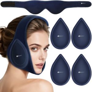 BBLTIFF Poche de Glace de Dents Sagesse, 4 Packs de Poche de Gel Chaud Froid R&eacute;utilisable, Poche de Glace en Gel Visage pour TMJ, M&acirc;choire, le Visage, Soulagement de la Douleur Apr&egrave;s une Chirurgie (PENAFIELGOMEZDE S.R.L., neuf)