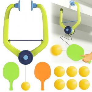 Axinyijia Jeu de Ping-Pong à Porte Réglable, Entraîneur de Tennis de Table Suspendu, kit de Door Ping Pong Game pour Enfant Adulte (Linan-EU, neuf)