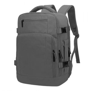Sac &agrave; dos voyage cabine avion&ndash;Bagages cabine 55x40x20&ndash;Sac de voyage 44L avec compartiment pour ordinateur portable 17,3" et poche antivol (Aosun-uk, neuf)