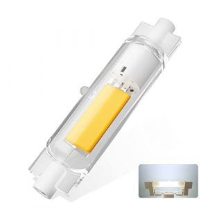 R7S LED 78mm Dimmable 7W R7S LED COB Ampoule 700LM AC 220-240V, &Eacute;quivalent pour les lampes halog&egrave;nes 70W J78 R7S, Pas de scintillement (Color : Cool White 6000K, Size : 78mm 1pcs) (BVCL, neuf)