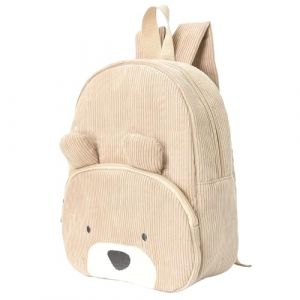 ZXTGBQ Cartable Scolaire Maternelle Sac &agrave; Dos B&eacute;b&eacute; Cr&egrave;che, Sac d'&eacute;cole brod&eacute; pour gar&ccedil;ons et filles, Velours C&ocirc;tel&eacute; Ours Sacs &agrave; Dos Ecole Cr&egrave;che, Sacs D'&eacute;cole avec un Joli Dessin D'animal (ZXTGBQ, neuf)