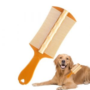 Peigne anti-puces pour chien, peigne anti-puces pour chatons,Peigne anti-puces pour chatons multi-usages Peigne de toilettage pour chien - Peigne ergonomique pour puces et tiques Peigne de toilettage (kaitmain, neuf)