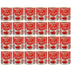 Mutti Pomodori Pelati Lot de 24 tomates pelées 100 % italiennes 800 g (Global Dream ⭐⭐⭐⭐⭐RETOURS SANS FRAIS, neuf)