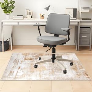 Tapis de chaise de bureau - 120 x 150 cm - Protection de sol pour chaise de bureau - Antidérapant - Tapis de chaise roulant d'ordinateur - Pour la maison et le bureau - Lavable en machine (AmiRest, neuf)