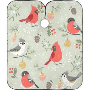 Oiseaux D'Hiver Mignons Cape De Coupe Anti-Taches Blouse Coiffeur Imperméable Cape De Cheveux Pour Salon Barber Instituts De Beauté 140X168Cm (guangzhouhongchenmaoyishanghanggerenduzi, neuf)