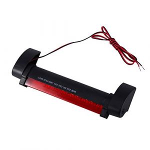 Hlyjoon Frein arrière feu arrière universel rouge 14 LED 3ème voiture automatique lampe d'arrêt à montage haut 12V pour universel3eme feu stop adhesif+feu stop additionnel (Terisassa, neuf)