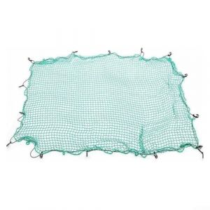 Filet de chargement élastique robuste avec crochets - Housse de protection en maille pour camion, lit, remorque, VUS, voiture, coffre, plage, bateau, van - 1,5 x 2 m - Vert (1,5 × 1,5 m) (luckymore, neuf)