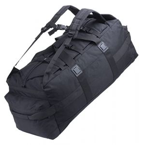 Backferry Grand Sac de Sport Militaire Sac à Dos Tactique équipement de Terrain Sac de Sport Sac de déploiement Militaire 85 l, Noir, Sac à Dos polochon (Elite Legend, neuf)