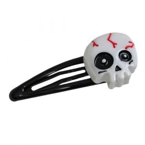 Postiche tête de mort cool pour les jeunes amateurs de mode Accessoires de costume d'Halloween Tête de mort unique (qinzhimeizhuangyouxiangongsi, neuf)