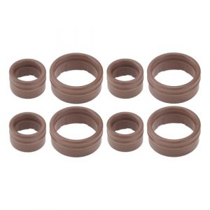VGOL 8 Pièces Kit de Joints de Climatisation Joint Torique D'étanchéité Joint de Compresseur Diamètre Intérieur 10,6 Mm/17 Mm Compatible avec Renault Grand Scenic II/Megane II OEM 7701208148 (VGOL, neuf)