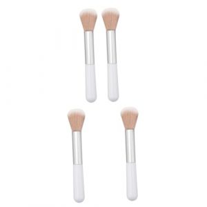 KAILIKETIY 4pièces Pinceau Blush Cosmétique Pinceau Poudre Outil Maquillage Contouring Fixation Nettoyage Facile Usage Quotidien Voyage (GODDE, neuf)