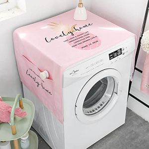 Tapis Protection Refrigerateur Housse Protege Cache Rangement Meuble Machine a Laver &agrave; Laver Rangement Frigo Housse Pour Lave Linge Ananas rose 55 X 140cm (AlbusSnape, neuf)