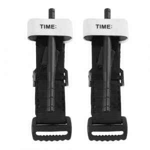 leruiyezs 2pcs Garrot Tourniquet Garot &Agrave; Tourniquet Pour Le Contr&ocirc;le D'urgence Des H&eacute;morragies Avec Utilisation &Agrave; Une Main Et Syst&egrave;me R&eacute;glable, Compact Pour Secours Ext&eacute;rieurs Et Militaires (Lerui-FR, neuf)