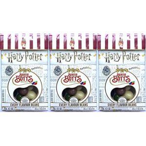 GBCC Jelly Belly Candy Company Harry Potter Bertie Bott's Every Flavor Jelly Belly Beans 1,2 OZ (35g) (3 paquets) (24/7 Shopping Zone, neuf)
