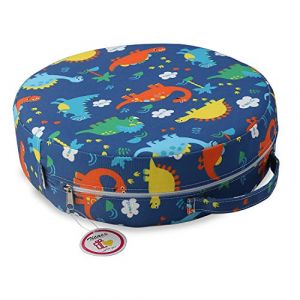 Coussin Réhausseur Chaise Enfant Siège Antidérapant Lavable Mousse Mémoire pour Bébé Garçon Fille Infantile Repas (Bleu) (Xunlefei, neuf)