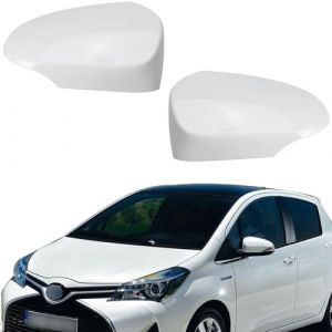 Ruolin Couvercle de R&eacute;troviseur, Coque de Retroviseur Exterieur de Voiture Capuchon de R&eacute;troviseur Compatible avec Yaris (Fenglan EU, neuf)