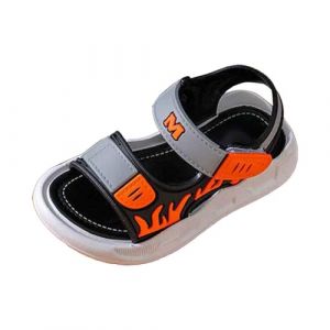 Chaussure Été Garcon, Ete De Marche Sandale Sport Sandalette Avec Élastique Confortable Plage Sandales Bout Ouvert Chaussure (losing251, neuf)