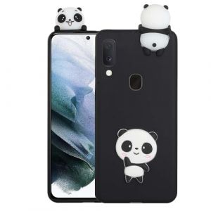 SEHEYA Coque Panda pour Samsung Galaxy A20e Etui en Silicone TPU Souple Mignon Motif Anime Housse de t&eacute;l&eacute;phone Antichoc Doux Protection Case (SEEYA, neuf)