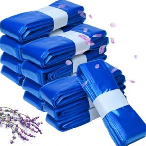 Dazhtu Lot de 12 Recharge Poubelle à Couches, 4,5M Sac Poubelle Couche Grande Capacité Étendu Épaissi Recharge, Bebe Recharge Sac Poubelle Couche Compatible avec Tommee Tippee, Angelcare, bleu (RE Premium, neuf)