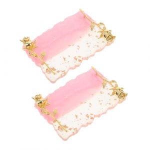 DEARMAMY 2pi&egrave;ces Palette de M&eacute;lange pour Vernis &agrave; Ongles et Gel Plateau Ajustable pour Nail Art et Maquillage Lot (Liiane, neuf)