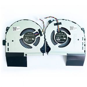 Fleshy Leaf Ventilateur de refroidissement CPU + GPU pour ASUS ROG Strix GL703 GL703GS GL703GM GL703GS-DS74 GL703GM-DS74 GL703GM-NS73 Series DFS593512MN0T FK08 DFS601712M00T FK0A 12M0A 12 V (segoo, neuf)