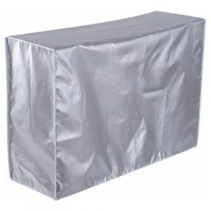 JTKREW Housse Climatiseur Extérieur Imperméable Couverture Climatiseur Extérieur Argenté Polyester (XiangYangShiZhuMeiSiShangMaoYouXianGongSi, neuf)