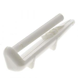 Butee arriere de glissiere superieure pour Lave vaisselle Selecline compatible: AYA, BEKO, BLUESKY, BRANDT, CONTINENTAL EDISON, FAGOR, FAR, LADEN, LISTO, PROLINE, SAUTER, UNIC LINE, VEDETTE, WHIRLPOOL (G-ta-pièce, neuf)
