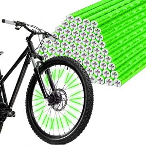 flintronic 48pcs R&eacute;flecteur de Rayon de V&eacute;lo, Tubes R&eacute;flecteurs pour Rayons de V&eacute;lo Visibilit&eacute; &agrave; 360&deg;, Color&eacute; R&eacute;flecteur de Roue de Bicyclette Rayons R&eacute;fl&eacute;chissants Tous Rayons de v&eacute;lo Standard (flintronic&reg;-eu, neuf)