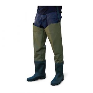 Lineaeffe Cuissardes Taille 44 Waders de P&ecirc;che Respirant N&eacute;opr&egrave;ne Tour de Poitrine Pantalon Cuissardes (Arundo, neuf)
