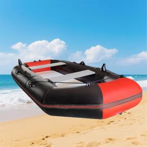 Pounjsd Bateau Pneumatique Plancher Latte Carbone - Bateau Gonflable Piscine 2m - Annexe Gonflable pour 2,3 Personnes - Kayak de mer Gonflable - Bateau de P&ecirc;che en Caoutchouc (jianfei shop, neuf)