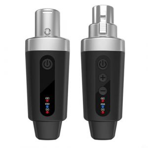 FUANA Convertisseur de microphone sans fil XLR émetteur-récepteur microphone pour microphone sans fil émetteur et récepteur de guitare Système sans fil (1 en 1) (OneDrima, neuf)