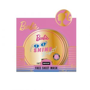 Barbie Lot de 3 masques imprim&eacute;s parfum&eacute;s &agrave; la vanille pour le visage, pour filles, adolescentes et femmes, Vegan (winwingoods, neuf)