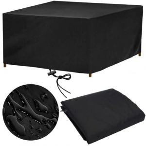 rngcpto Housse Table de Jardin 120x80 Housse Salon de Jardin Exterieur Impermeable 120x80x70cm Housses pour Mobilier de Jardin Housse de Protection Salon de Jardin Bache Table Exterieur, Noir (Uniqueplace, neuf)