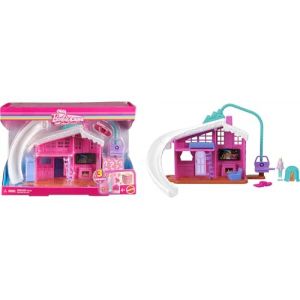Barbie Coffret Chalet de Ski Mini BarbieLand avec Maison de poup&eacute;e Comprenant la Maison de R&ecirc;ve de en Petit Format, Une poup&eacute;e Surprise de 4 cm,v(Les Styles Peuvent Varier), JFY51 (Angeltoys, neuf)