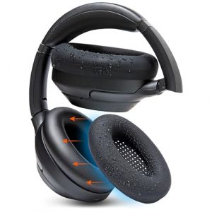 WC SweatZ XM3 – Housses de Protection brevetées pour écouteurs Sony WH1000XM3 par WC | Cache-Oreilles en Silicone pour écouteurs Sony WH-1000XM3 | Black (Wicked Cushions EU, neuf)