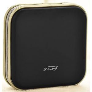 Biluer 1PCS 40 Range CD, Pochette CD/DVD/VCD Sac De Stockage Rangement CD pour Voiture Maison Bureau et Voyage (Noir.) (Biluer, neuf)