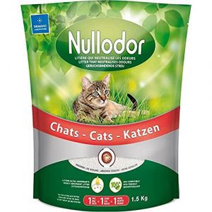 Nullodor Litière Qui Neutralise Les Odeurs Ultra Absorbante 1,5Kg (Lot de 3 (BCE logistics, neuf)