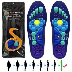 CHANCCI Semelle Magnetique,Semelles de Réflexologie Acupressure,Semelles D'acupression,Semelless Orthopédiques Massage,Semelless Pour Chaussures De Travail Pour Soulager La Fasciite Friendship (S) (Yzx-store, neuf)