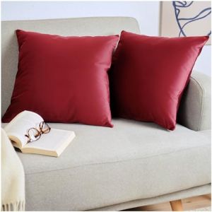 Blumtal Housse de Coussin canape - Lot de 2 - Housse Coussin 30x50 - Housses de Coussins d&eacute;coratifs Velours - Housse de Coussin 30x50 - Housses de Coussins canap&eacute; certifi&eacute;es Oeko-Tex - en Bordeaux (Everbrent, neuf)