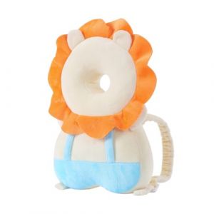 PandaEar Sac &agrave; Dos de Protection de T&ecirc;te pour B&eacute;b&eacute;, Prot&egrave;ge-T&ecirc;te pour Tout-Petit en Marchant, Coussin de Protection Ajustable (Orange) (PandaEar, neuf)