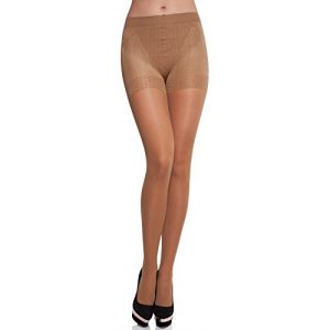 Merry Style Collant Sous-v&ecirc;tement Minceur Gainant Push Up Femme MS 128 40 DEN (Gazelle, S) (Hisert, neuf)